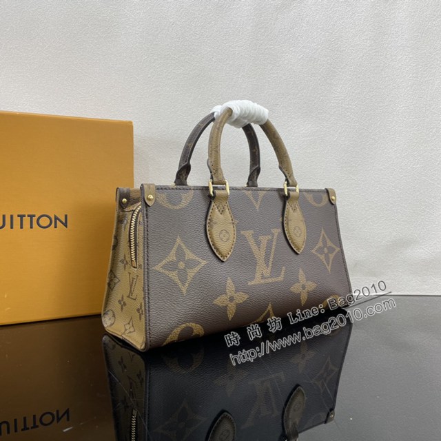 Lv路易威登2023專櫃新款OnTheGo托特包 LV手提肩背女包 M46653 ydh5196